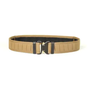Tardigrade Tactical Quantum - Duty & Gunfighter Belt - Cobra Buckle Metal - Size:0, Coyote Brown