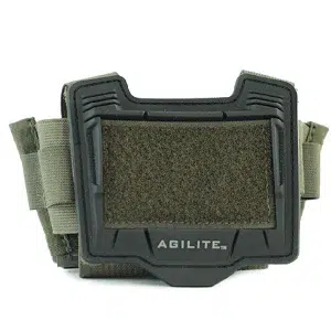 Agilite Universal Helmet Cover Rear Pouch - Ranger Green