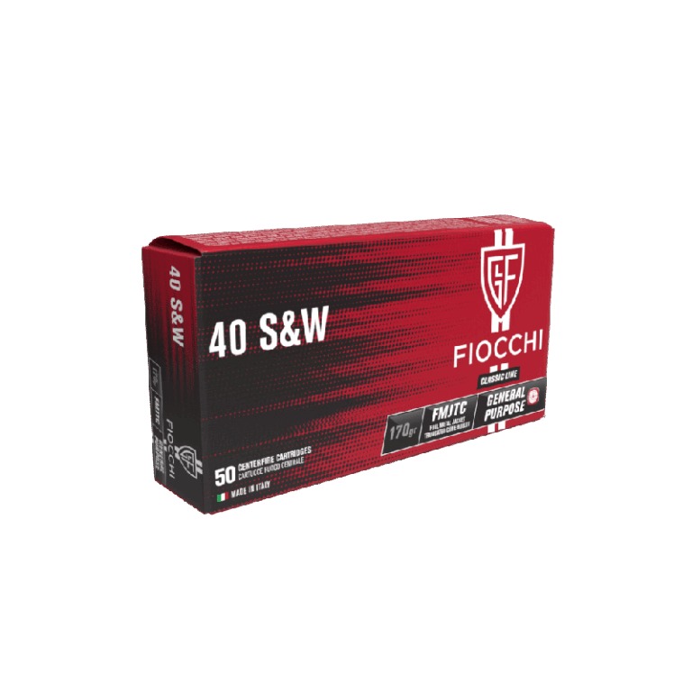 Fiocchi 40 S&W FMJTC 170gr
