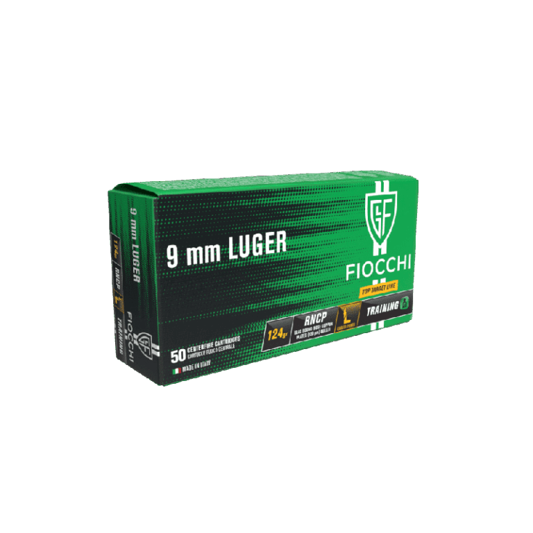 Fiocchi 9mm Luger LL copper plated 124g
