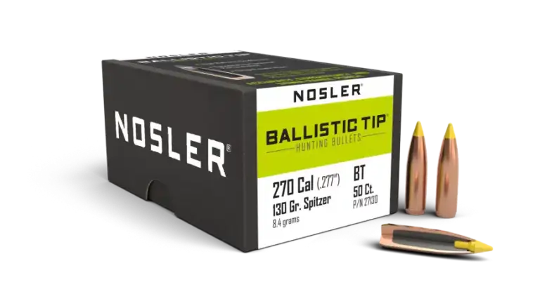 Nosler .270 130gr Ballistic Tip Hunting (50 stk)