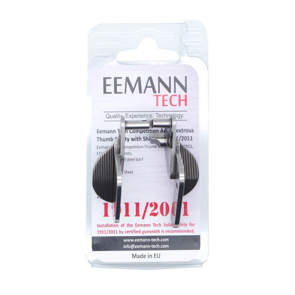 Eemann Tech Competition Thumb Safety with Shield for 1911/2011