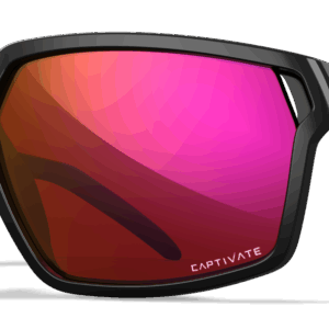 Wiley X SIERRA - Glas: CAPTIVATE&trade; R&oslash;d Spejl Stel: Blank Sort