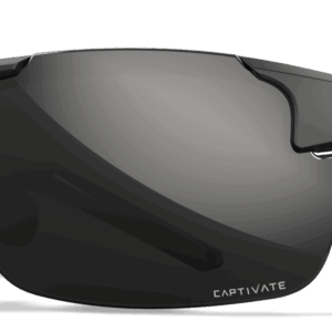 Wiley X Prime - Glas: CAPTIVATE&trade; Polaroid Sort Spejl Stel: Mat Sort