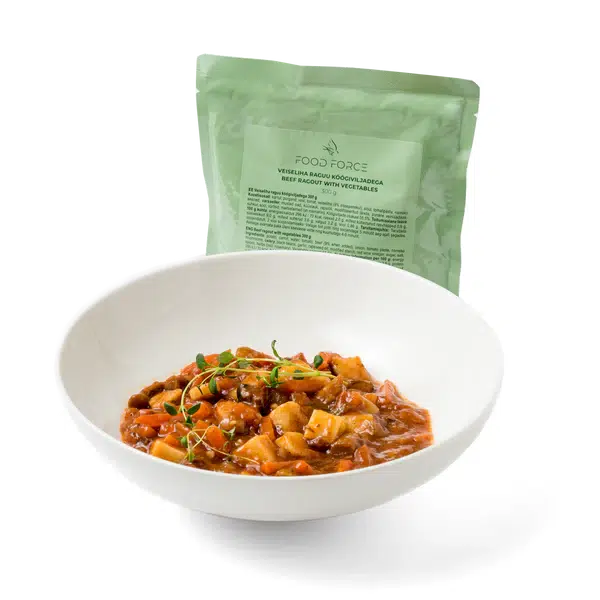 Food Force Beef ragout with vegetables, f&aelig;rdigret