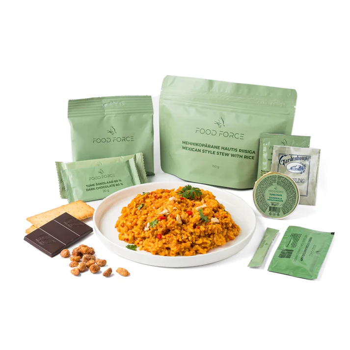 Food Force Mexican Style Stew with Rice Main Meal 1 Food Force Mexican Style Stew with Rice Main Meal