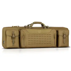 Savior Urban Warfare Double Rifle Bag - Tan, 55"