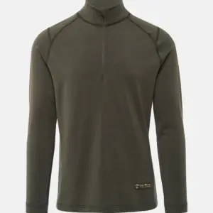 Thermowave Men&rsquo;s Merino Arctic Thermal 1/2 Zip LS Shirt - Forest Green, S