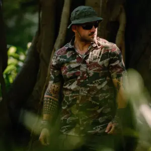 Helikon-Tex - Hawaiian Shirt - Brushstroke Camo, S